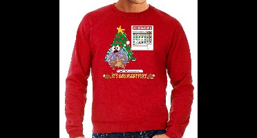 Bellatio Decorations Foute Kersttrui voor heren - doomsday