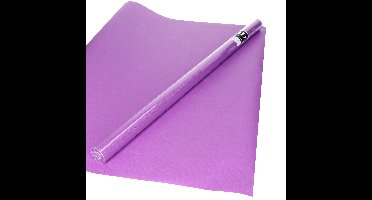 Bellatio Decorations Inpakpapier - 6x - paars - 200x70 cm