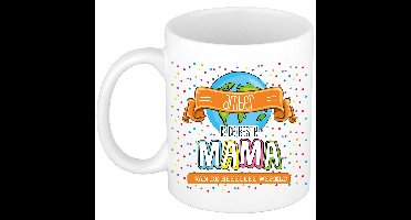 Bellatio Decorations Naam mok Amber - Moederdag - cadeau beker