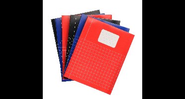 Bellatio Decorations Schriften A5 ruitjes - 18x - wiskunde schrift