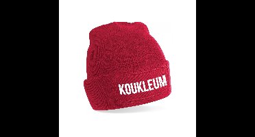 Bellatio Decorations Wintermuts - KOUKLEUM - one size - rood
