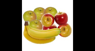 Bellatio Design Kunstfruit - fruitschaal decoratie set