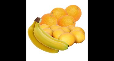 Bellatio Design Kunstfruit - fruitschaal decoratie set