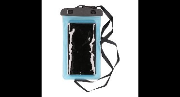 Bellatio Design Telefoonhoesje - blauw - 21x11,5 cm - waterdicht