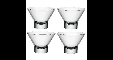 Bormioli Rocco IJs/sorbet coupes op voet - set 12x - glas - 370 ml