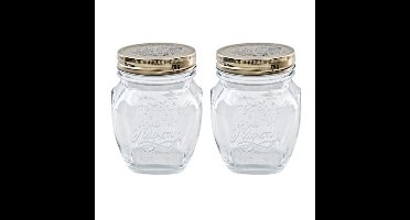 Bormioli Rocco Weckpot/inmaakpot - 15x stuks - met schroefdeksel - 500 ml