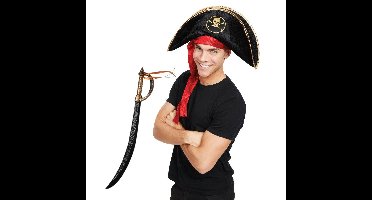 Carnaval verkleed piraten hoed - met zwaard - Piraten accessiores