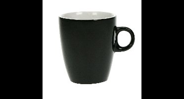 Cosy & trendy Koffiekopjes/bekers - zwart - 190 ml - Keramiek