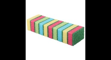 Dirt Devil Schuursponzen - 10x stuks - 8,5 x 5,5 x 2,5 cm