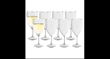 Duni Wijnglas - 8x - onbreekbaar kunststof - 230 ml