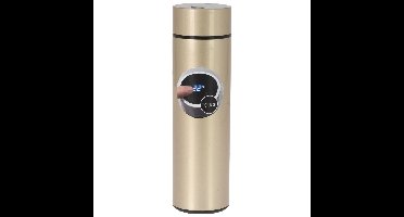 Excellent Houseware thermofles RVS 450 ml - met thermometer