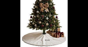 Feeric lights & Christmas Kerstboomrok - wit - 90 cm - polyester