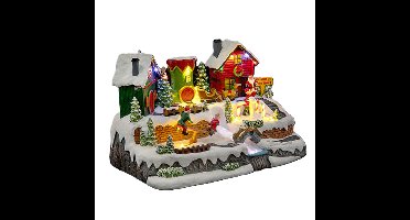Feeric Lights & Christmas Kerstdorp - elven dorp - led - 20,5 cm