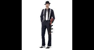 Gangster/Maffia verkleedkleding setje voor heren met geweer