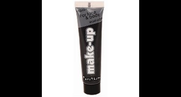 Gezicht en lichaam schmink op waterbasis - zwart - 25 ml