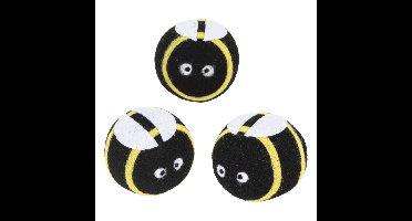 HI drogerballen/wasbollen - 3x stuks - bijen - voor zachte was