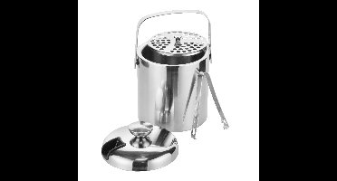 HI IJsemmer - inclusief tang - RVS - 15 x 20 cm - zilver