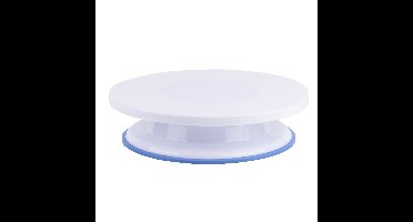 HI Taart plateau - kunststof - transparant - D28 cm - met voet