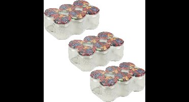 HI weckpotten/inmaakpotten met schroefdop - set 24x - 540 ml - glas