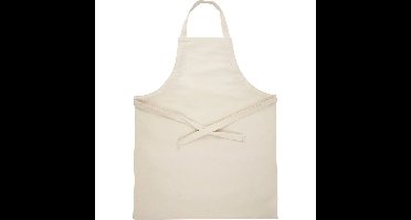 Keukenschort / kliederschort/ kookschort/ knutselschort/ kinderschort - creme wit - Kinderen 7/12 jaar