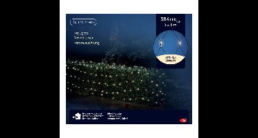 Lumineo Netverlichting - 384 leds - warm wit - 300 x 300 cm - lichtnet