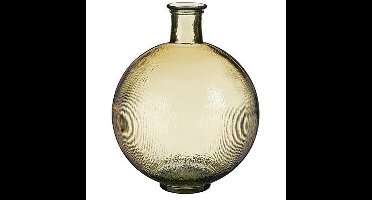 Mica Decorations bol vaas - Firenza - Licht bruin - recycled glas