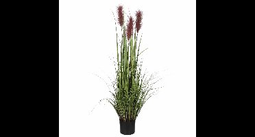 Mica Decorations - gras kunstplant - groen/bruin - H120 x D45 cm