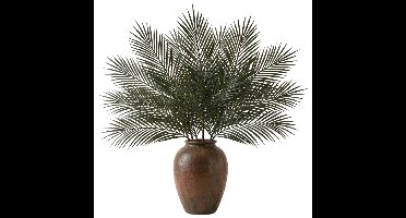 Mica Decorations Kunstblad - 8x - aerca goudpalm - tak - 95 cm