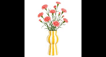 Mica Decorations Kunstbloem Anjer Floristic - 6x - H71 cm - roze