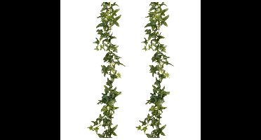Mica Decorations Kunstplanten Hedera Slinger - 2x - 180 cm - groen