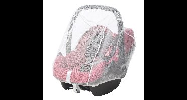 Muskietennet/klamboe voor baby autostoeltje wit