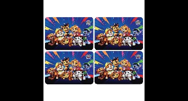 Paw Patrol Placemat - 4x - 43 x 28 cm - onderlegger - placemat