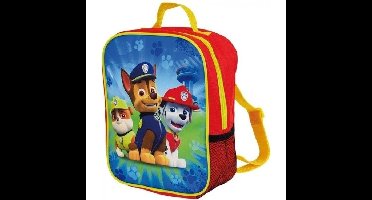 Paw Patrol rugzak/rugtas voor kinderen - blauw/rood - 27 x 21 cm
