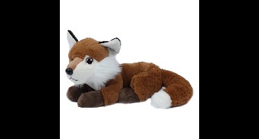 Pia Toys Knuffeldier Vos - donkerbruin - pluche stof - 20 cm