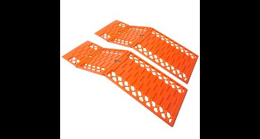 ProPlus Auto rijplaten - 6x stuks - opvouwbaar - anti-slipmatten
