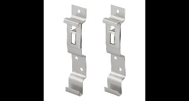 ProPlus Kentekenplaat klemmen - 2x stuks - metaal - aanhanger