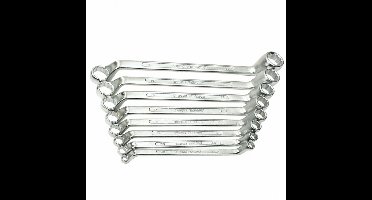 Ringsleutelset - 8-delig - vanadium staal - 8-22 mm - in kunststof etui