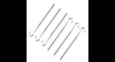 Rotspennen - 48x - Tentharingen - Halfrond - 22 cm - Metaal