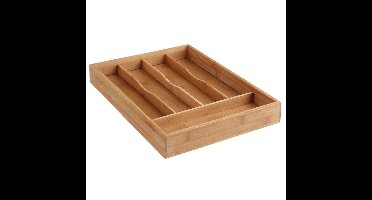 Secret de Gourmet Bestekbak - 5-vaks - bamboe hout - 34 x 25 cm