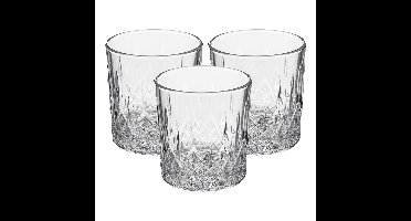 Secret de Gourmet drinkglazen - set 8x stuks - 240 ml - glas - transparant - luxe uitstraling
