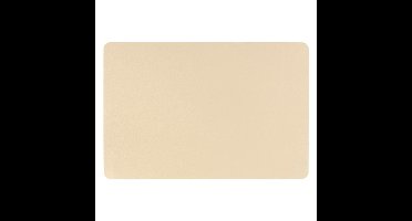 Secret de Gourmet tafel placemat - PU-leer - beige - 45 x 30 cm