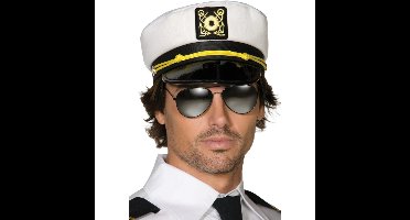 Smiffy's Kapitein pet - one size - volwassenen - maritiem thema