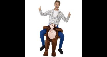 Smiffy's Kostuum aap - pluche - apenpak - instap kostuum - carnaval