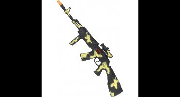 Smiffy's Speelgoed camouflage geweer Peacekeepers - 59 cm