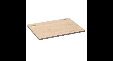 Snijplank antraciet rand - 23 x 30 cm - bamboe hout