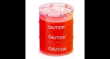 T & F creations Olievat met rood slijm - 130 gram