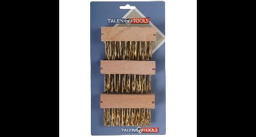 TalenTools Onkruidborstels voor voegen - 3x - 27 x 14 cm