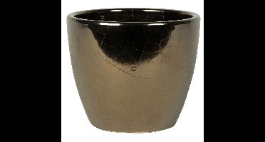 Ter Steege Bloempot - goud - Scandinavische look - 16 x 13 cm