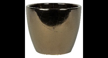 Ter Steege Bloempot - goud - Scandinavische look - 18 x 16 cm