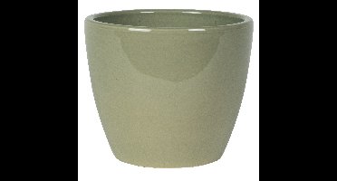 Ter Steege Bloempot - groen - Scandinavisch - keramiek - 18 x 16 cm
